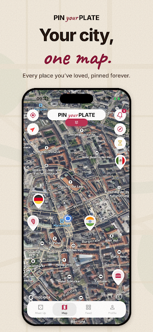 Pin Your Plate: Restaurant Map Screenshot 0