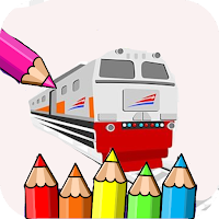 coloring train game
