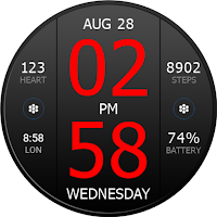 Key WF33 Digital Watch Face