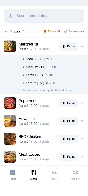 Restaurant Merchant Screenshot 3