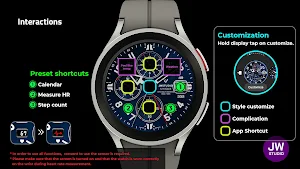 JW078 jwstudio watchface Screenshot 2