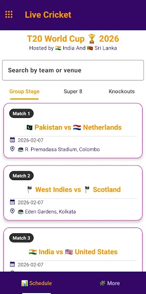 Live Cricket Match Screenshot 1