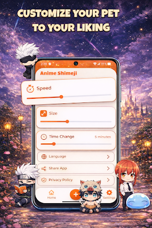 Kawaii Chibi Anime On Screen Screenshot 2