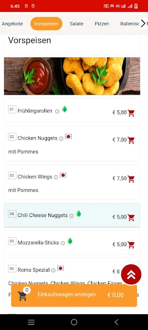 Roma Pizza Schierling Screenshot 2