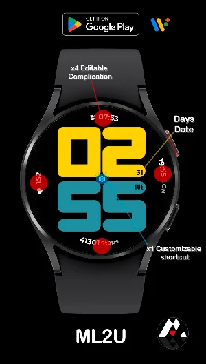 ML2U 405 Watch Face Screenshot 1