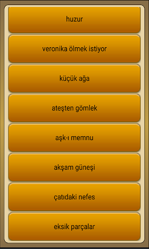 Roman Özetleri Screenshot 1