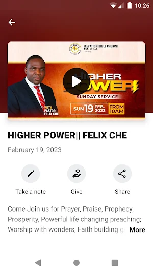 Elevation Bible Church ( EBC) Screenshot 2