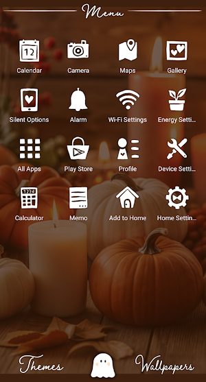 Candles of Harvest Theme +HOME Screenshot 1