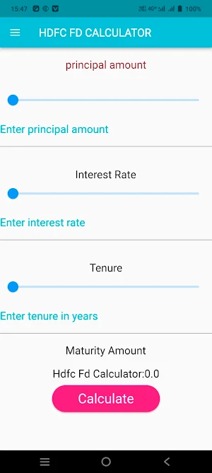 HDFC Personal Loan Calculator Screenshot 0