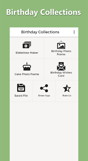 Birthday Song Video Maker Screenshot 0