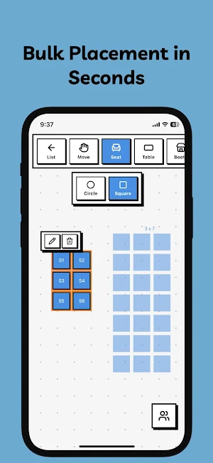 SnapSeat - Seating Chart Maker Screenshot 2
