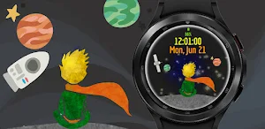Watch Face Galaxy Space Screenshot 0