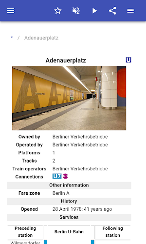 Metro stations in Berlin Screenshot 1