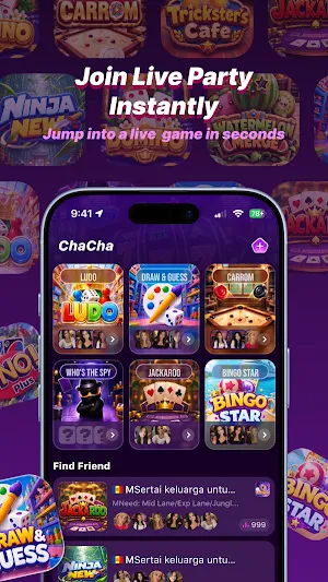 ChaCha - Party Games, Chat Screenshot 2