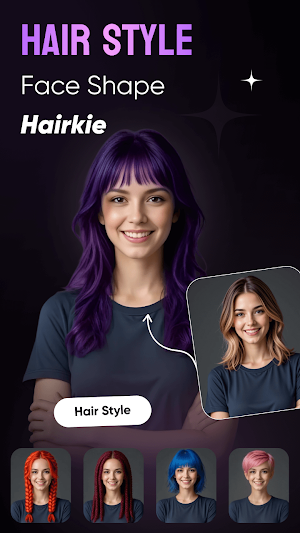 Hair Style Face Shape :Hairkie Screenshot 0