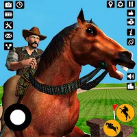 West Cowboy Game: Horse Games