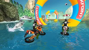 Surfer Bike Racing Game 3D Screenshot 1
