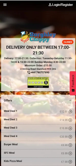 Burghley Chippy Screenshot 0