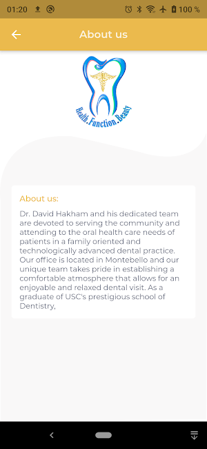 Sthetic & Biometic Dentistry Screenshot 2
