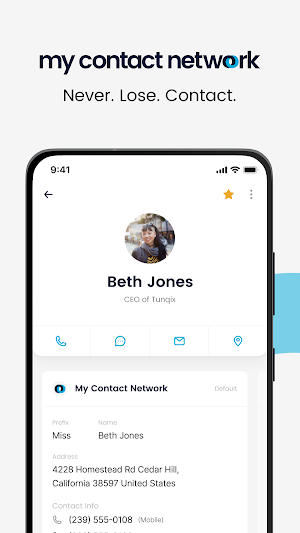 My Contact Network Screenshot 0