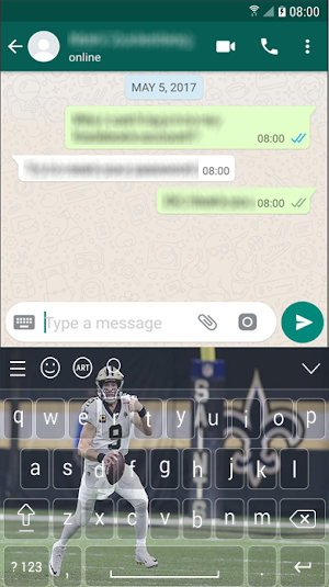 Drew Brees Saints Keyboard NFL 2020 For Lovers Screenshot 2