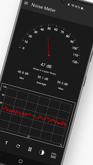 Noise dB Meter–Video dB Record Screenshot 1
