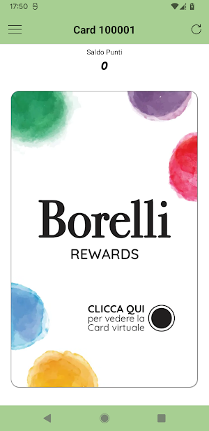 BORELLI REWARDS Screenshot 0