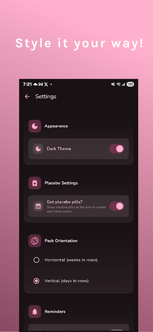 Birth Control Tracker Screenshot 2