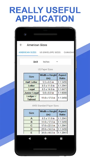 Paper Formats: ISO & American Screenshot 3