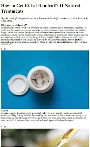 How To Get Rid Of Dandruff Screenshot 2