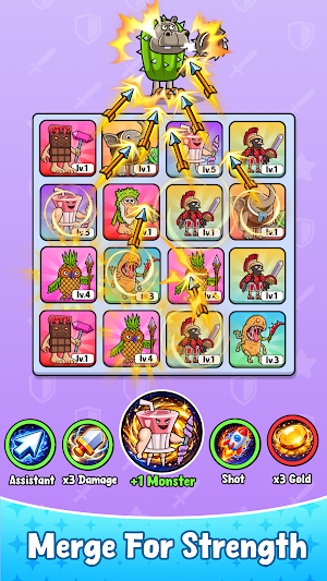 Merge Memerot: Steal Battle Screenshot 1