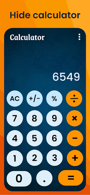 Calculator Lock : Hide Gallery Screenshot 1