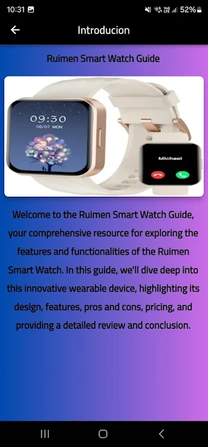 Ruimen Smart Watch Guide Screenshot 2