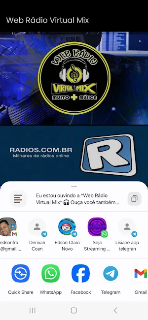 Web Rádio Virtual Mix Screenshot 2