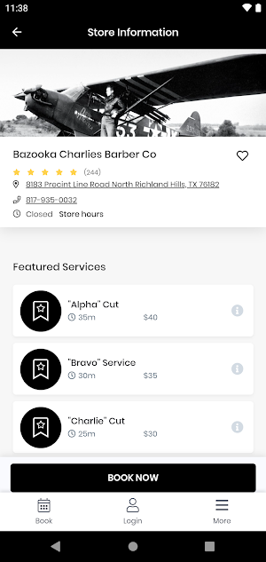 Bazooka Charlie's Barber Co. Screenshot 2