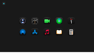 iFruity Dark - Icon Pack Screenshot 3