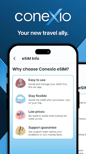 Conexio eSIM Screenshot 2