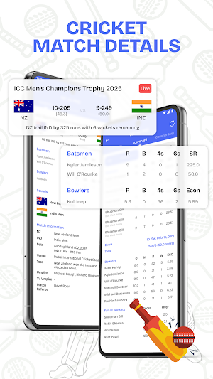LiveCricks: Live Cricket Score Screenshot 1
