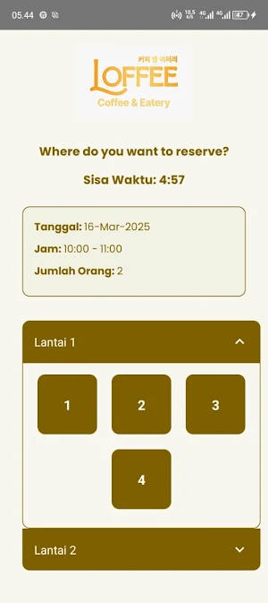 Loffee Coffee and Eatery App Screenshot 2