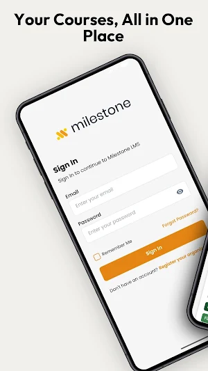 MilestoneLMS Screenshot 0