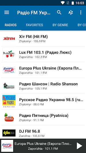 Radio FM Ukraine Screenshot 0
