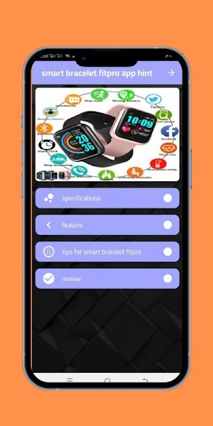 smart bracelet fitpro app hint Screenshot 2