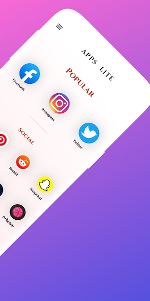 All apps, All in one Social me Screenshot 1