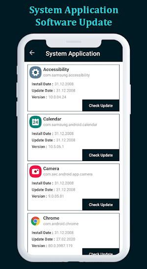 Software Update : System Update Apps Screenshot 2