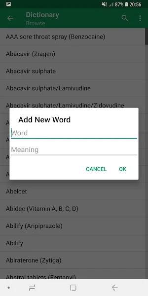 Medicine Dictionary Offline Screenshot 3