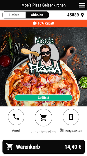 Moeʻs Pizza Gelsenkirchen Screenshot 0