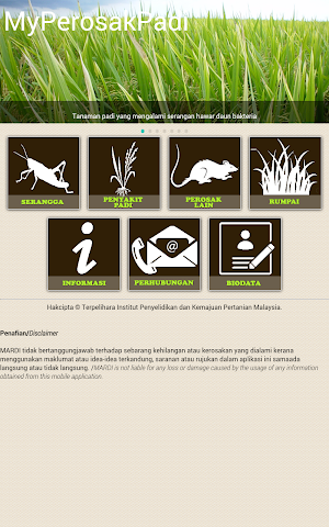 MARDI MyPerosakPadi Screenshot 0
