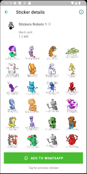 Stickers de Robots Screenshot 1