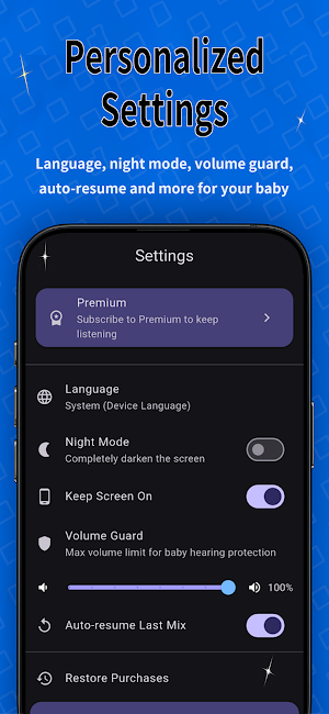 CalmBaby - White Noise Screenshot 2