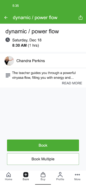 Cocoon Yoga Lab screenshot 3